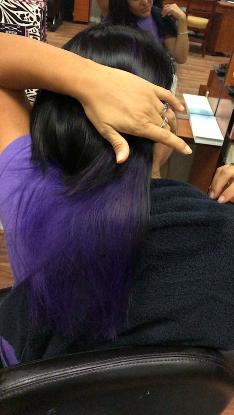 Purple pick-a-boo hair #mistymarie Crazy Colour, Purple, Hair, Color