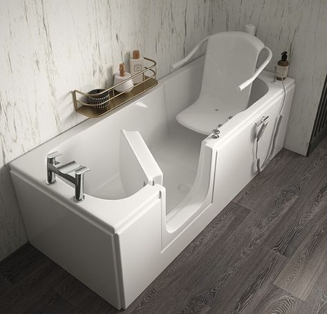 Walk in Power Bath | The Independence | Bathing Solutions Disabled Bath, Accessible Bathroom Design, Disabled Bathroom, Traditional Bath, Living Room Transformation, Corner Bath, Walk In Bath, Accessible Bathroom, Bath Tubs