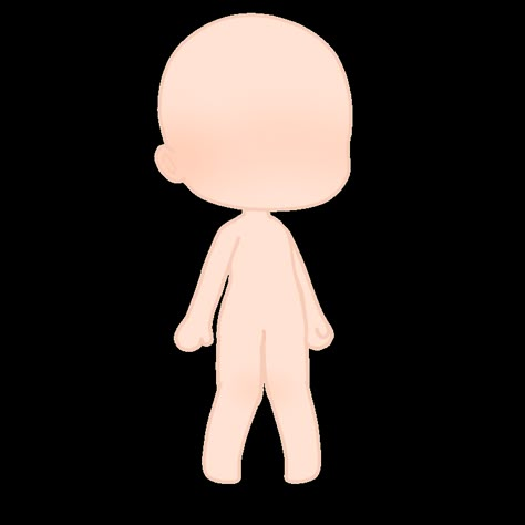 Gotcha Body Base, Gatcha Character Base, Character Outline, Trending Stickers, Chibi Eyes, Girl Hair Drawing, Chibi Girl Drawings, Chibi Body, Cartoon Body