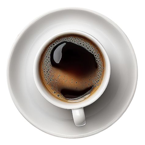 Coffee Cup Top View, Coffee Top View, Cup Of Espresso, Coffee Illustration, The Cup, Espresso Coffee, Cup Of Coffee, Top View, Free Png