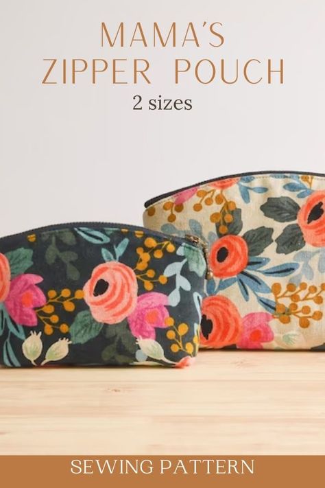 Makeup pouch pattern