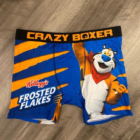 This Item Is Nwot And Has Never Been Worn. Braided Hairstyles, Briefs, Tony The Tiger, Crazy Man, The Tiger, Frosted Flakes, Boxer Briefs, Christmas List, Blue Orange