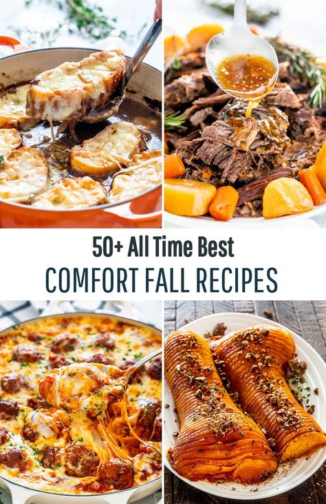 Fall Comfort Dinners, Autumn One Pot Recipes, Call Recipes Dinner, Best Fall Comfort Food Recipes, Food Network Fall Recipes, Family Fall Recipes, Fall Dinner Family, Great Fall Recipes, Fall Season Dinner Recipes