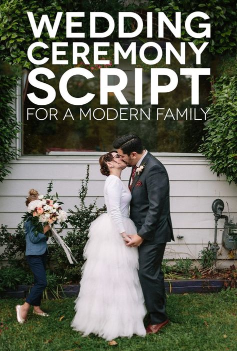 A Sample Wedding Ceremony Script for a Modern Family | A Practical Wedding Wedding Ceremony Outline, Ceremony Outline, Writing Vows, Wedding Officiant Script, Ceremony Script, Blended Family Wedding, Ordained Minister, Wedding Ceremony Readings, Venetian Wedding