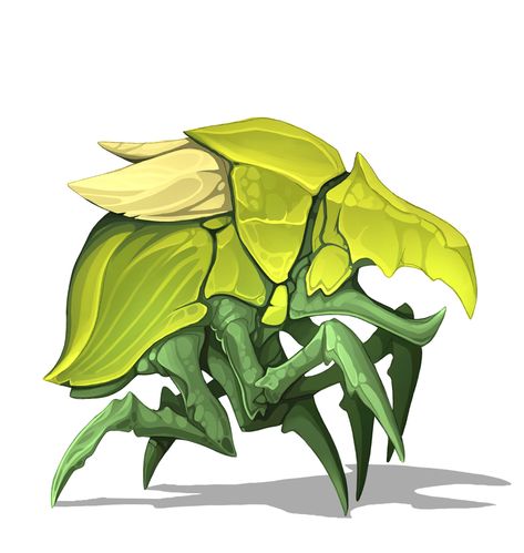 ArtStation - Lawn Beetle, Alekzander Zagorulko Beetle Fantasy Art, Wood Golem, Plant Creature, Beetle Drawing, Plant Monster, Beetle Art, Plantas Vs Zombies, Cool Monsters, Monster Concept Art