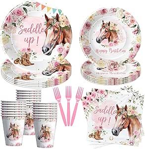 Horse Birthday Party Decorations, Cowgirl Decorations, Horse Party Decorations, Cowgirl Party Decorations, Horse Birthday Party, Horse Invitations, Horse Balloons, Birthday Plates, Western Birthday Party