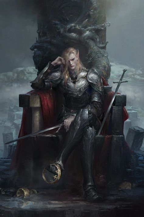 Elf king - elf post - Imgur Illustration Design Graphique, Elf King, Elves Fantasy, Desen Anime, King Art, High Fantasy, Arte Fantasy, 판타지 아트, Fantasy Rpg