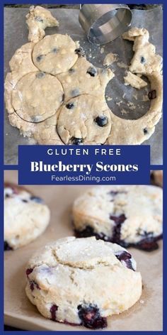 Gluten Free Blueberry Scones, Adrenal Diet, Scones Vegan, Glutenfri Baking, Gluten Free Scones, Gf Breakfast, Gf Baking, Best Gluten Free, Blueberry Scones