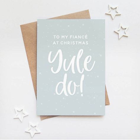 Christmas Cards for Your Fiancé/Fiancée - Confetti Fiance Christmas Card, Christmas Card Book, Fiance Card, Im Sorry Cards, Happy Christmas Card, Fun Christmas Cards, Funny Christmas Card, Christmas Poems, Good Luck Cards