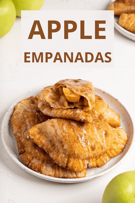 Easy Apple Empanadas, Best Apple Empanadas, Cinnamon Apple Empanadas, Empanadas Recipe Apple, Empanadas Dessert, Icing Sugar Glaze, Carmel Apple Empanada, Empanadas Apple, Taco Bell Caramel Apple Empanada Recipe