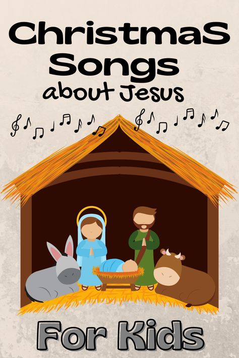 Christmas Songs about Jesus for church/preschool or your home! Elementary Christmas Program Ideas, Christmas Play Ideas Church, Sunday School Christmas Programs, Toddler Christmas Songs, Preschool Christmas Program Ideas, Christmas Programs For Small Churches, Christmas Songs For Kids To Perform, Church Christmas Songs, Kids Christmas Music