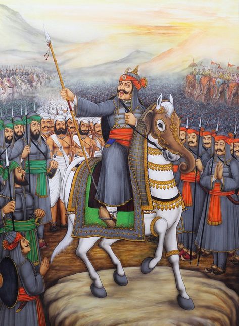 Maharana Pratap Art, Royal Rajput Wallpaper, भारतीय इतिहास, Freedom Fighters Of India, Maharana Pratap, Indian Freedom Fighters, Ancient Indian History, Shivaji Maharaj Hd Wallpaper, Indian Legends