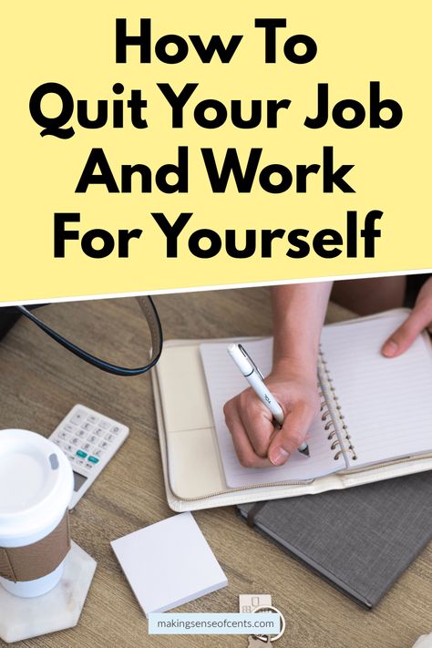 How To Quit Your Job And Become Self-Employed – 5 Steps For Success - Do you want to learn how to quit your job and become self-employed? Are you wondering how do I quit my job and work for myself? Self Employed Jobs, Work For Myself, Work For Yourself, Start Living Life, Quitting Job, Quit My Job, Quit Your Job, Self Employed, I Quit My Job