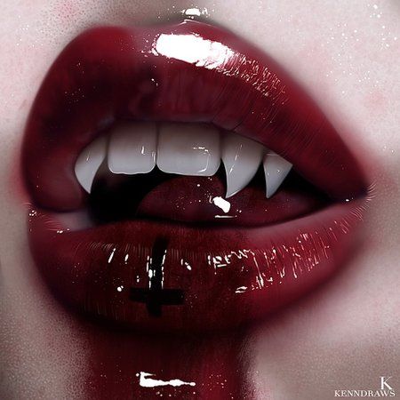 Vampire Books, Anime Lips, Vampire Bride, Lip Drawing, Vampire Fangs, Vampire Teeth, Vampire Boy, Gothic Vampire, Blood Art