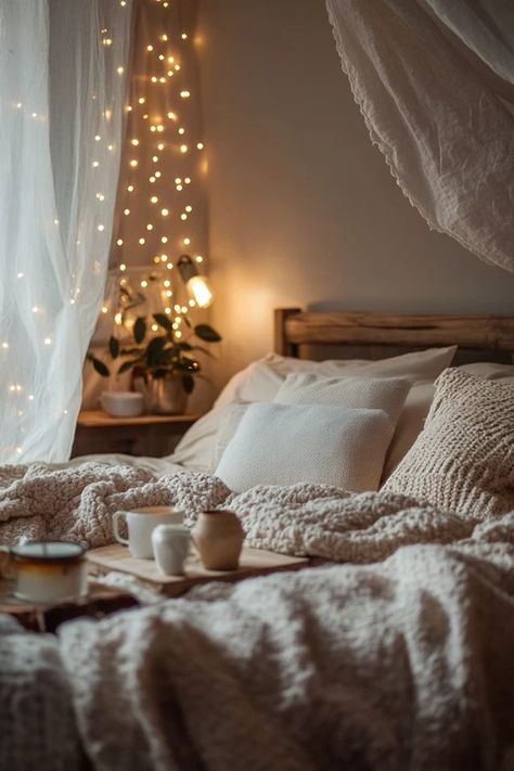 "Create a warm and inviting retreat with a Cozy Hygge Bedroom! 🛏️🌟 This design embraces comfort, warmth, and simplicity, making it the perfect space to unwind. 🌿✨ #HyggeLiving #BedroomDecor #CozyHome" Cozy Hygge Bedroom, Hygge Bedroom Ideas, Small Bedroom Look Bigger, Small Bedroom Hacks, Hygge Bedroom, Hygge Living, Bedroom Hacks, Cozy Hygge, Small Bedroom Ideas