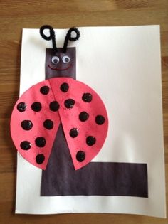 letter l preschool craft | is for Ladybug Craft - Spring Craft - Letter Craft.  But make with lowercase l L Is For Ladybug, L Craft, Letter L Crafts, Ladybug Craft, Preschool Letter Crafts, Abc Crafts, Craft Preschool, Alphabet Letter Crafts, K Crafts