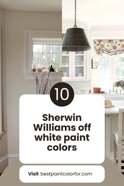 10 best Sherwin Williams off white paint colors - Best Paint Color For Toque White Sherwin Williams Walls, Sherwin Williams Whites For Walls, Sherwin Williams Nuance, Sherwin Williams White Snow, Ethereal White Sherwin Williams, Off White Wall Paint, Sherwin Williams Off White, Eider White Sherwin Williams, Sherwin Williams Paint Neutral