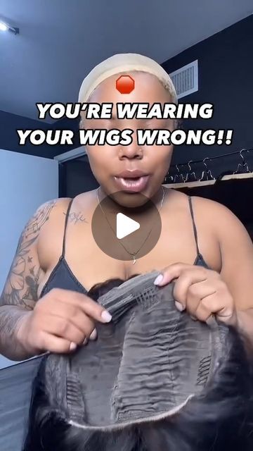 Afsisterwig store on Instagram: "You may wear your wigs wrong💋💋
.
Like and follow for more wig tutorial
IG @theprimppalace 
.
Human hair wigs HD Lace + invisible knots 
#biolink  or DM us for details
.
------------------------------
Wig experts and hair factory owners🤍

#wiginstalltips #humanhairwigs #wigtutorial #rawhairwigs #wighack" Closure Lace Wig, Hide Lace Front Wig, Best Lace Wig Companies, Human Hair Wig Maintenance, How To Style Wigs Hairstyles, Making Wigs For Black Women, Styling Human Hair Wig, Under Wig Braid Pattern, Frontal Wig Hairstyles Medium Length