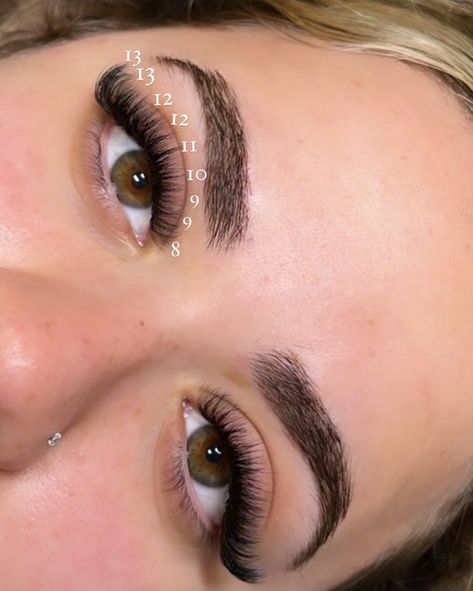 CD curl 8-13numbers volume cat eye 😻 #lashes #lashesextension #lashartist #qerpikegolem #qerpike #qerpikeextension Lash Extension Inspo Volume, Short Cat Eye Lash Extensions Volume, Lashes With Numbers, Volume Cat Eye Mapping, Cat Eye Volume Lash Extensions Mapping, Lashes Numbers, Cat Eye Volume Lashes, Whisky Cat Eye Lash Extensions, Lash Extensions Numbers