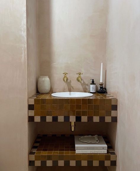 Tiles Of Ezra, Clay Chocolate, Unique Tile, Brown Bathroom, Tile Inspiration, Bathroom Renos, Bathroom Space, Interior Inspo, Bathroom Inspiration