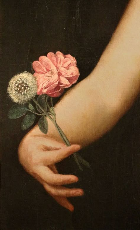 Recondita Armonia | Plácido Domingo Hand Flowers, Holding Flowers, Victorian Art, Aesthetic Painting, Old Paintings, Hand Holding, Romantic Art, Ethereal Art, Detail Art