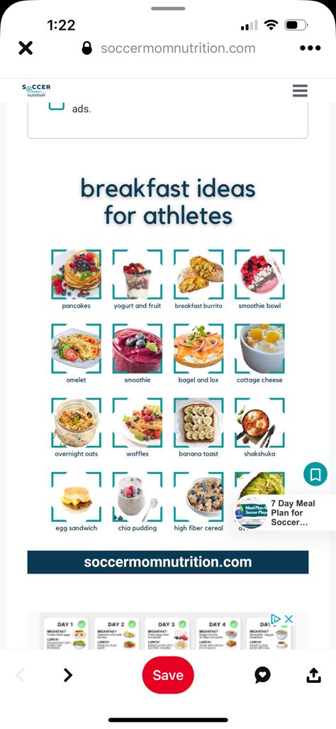 Athletic Meal Plan, Athletes Food Meals, Basketball Meal Plan, Young Athlete Meal Plan, Game Day Meals For Athletes, Teen Athlete Meal Plan, Pre Game Meals For Athletes, Volleyball Diet, Pregame Food