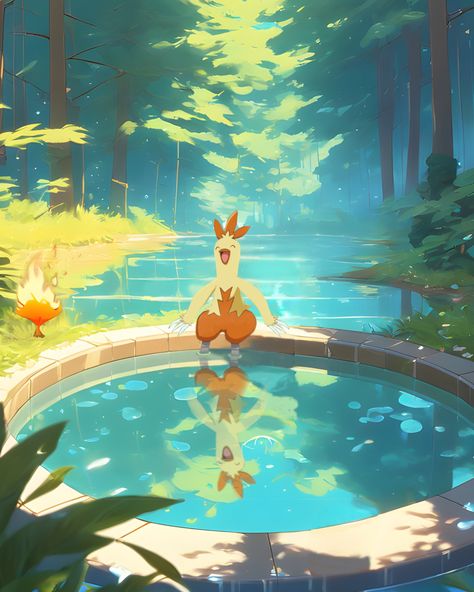 Combusken
Pokemon
Hoenn Pokémon Fan Art, Pokemon Realistic, Pokemon Rpg, Pokemon Poster, Pokemon Backgrounds, Forest Illustration, Pokemon Images, Fantasy Setting, Pokemon Drawings