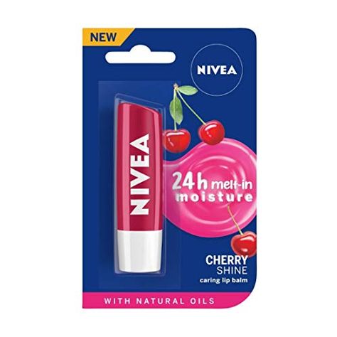 Nivea Lip Balm, Cherry Lip Balm, Cherry Lips, Best Lip Balm, Smooth Lips, Soft Lips, Lipstick Lip, Lip Care, Beauty Cosmetics