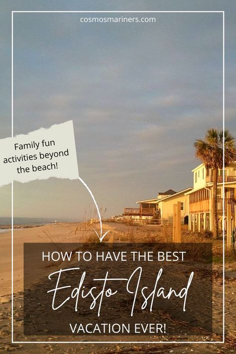 Edisto Island SC is more than just the beach! Explore the history, marine biology, wildlife, and more with these fantastic activities to add to your Edisto Island vacation this year. #edistoisland #edistobeach #southernbeaches #southcarolinavacation Edisto Beach Sc Things To Do, Edisto Island South Carolina, Fripp Island Sc, Edisto Beach Sc, Pawleys Island Sc, South Carolina Vacation, Beach Bash, Edisto Beach, North Carolina Vacations