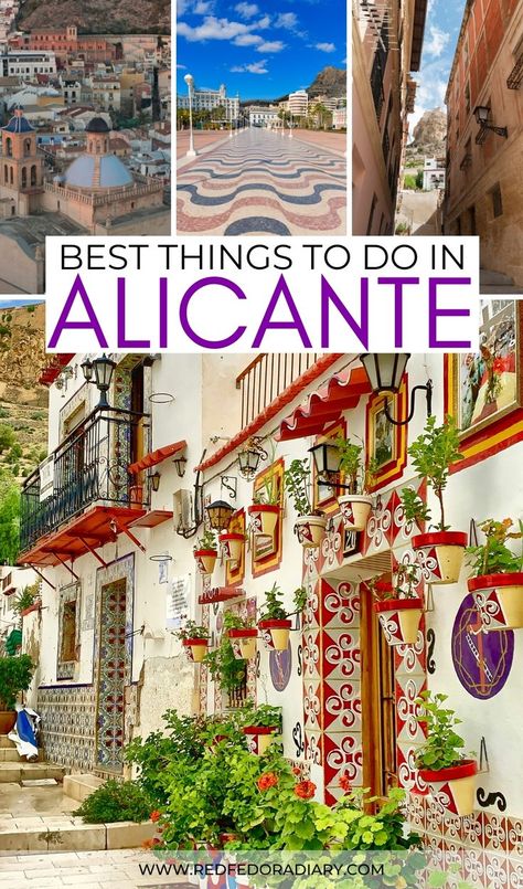 What to do in Alicante | Alicante City Break | What to eat in Alicante | Alicante Hotels | Alicante Tours | Alicante Beaches | Holidays in Spain | Alicante travel | Spain travel | Alicante España | places to visit in Spain | where to go in Spain | places to go in Spain | cities in Spain to visit | Alicante things to do | Alicante attractions | Alicante Itinerary | day trips from Alicante | Pink Lake in Spain | Torrevieja Pink Lake | places to see in Spain | Alicante Spain Things To Do In Alicante Spain, Alicante Old Town, Alicante Spain Things To Do In, Alicante Spain Outfit, Where To Go In Spain, Alicante Photo Ideas, Costa Blanca Spain, Alicante Restaurant, Alicante Spain Aesthetic