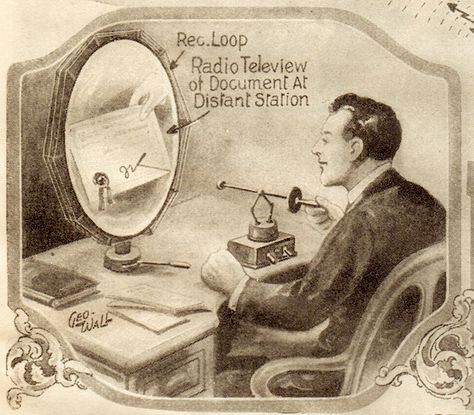 Telemedicine as predicted in 1925 World Of Tomorrow, Future Perfect, Science Fiction Art, Retro Futuristic, Cyberpunk 2077, Retro Futurism, Space Travel, Dieselpunk, Look Vintage