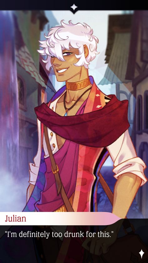 His devious little smile when he realizes he’s Asra kills me Arcana Game, The Arcana, Dream Boyfriend, Couple Style, Major Arcana, Star Citizen, Visual Novel, Best Games, The Magicians