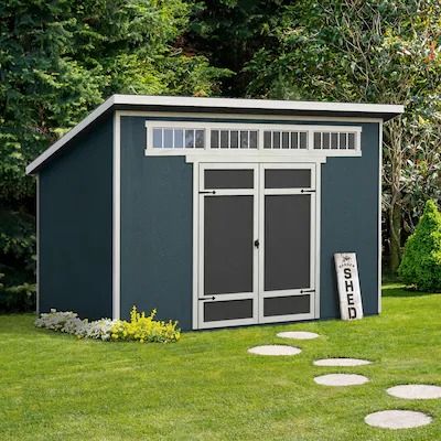 Heartland Sheds Promo Valid Thru May 30 at Lowes.com Cheap Storage Sheds, Backyard Art Studio, Wood Storage Shed, Yard Sheds, Shed Floor, Wood Storage Sheds, Plastic Sheds, Storage Sheds, Metal Shed