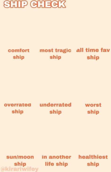 here @junmaconha Character Ranking Template, My Ships Template, Ship Check Template, Characters That I Template, Fictional Crush Check Template, Favorite Ships Template, Comfort Ship Template, Simp Check Template, This User Listens To Template