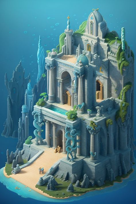 Stylized 3d, Underwater World, Game Art, Beautiful Art, Character Design, Art Design, Quick Saves, Design, Art