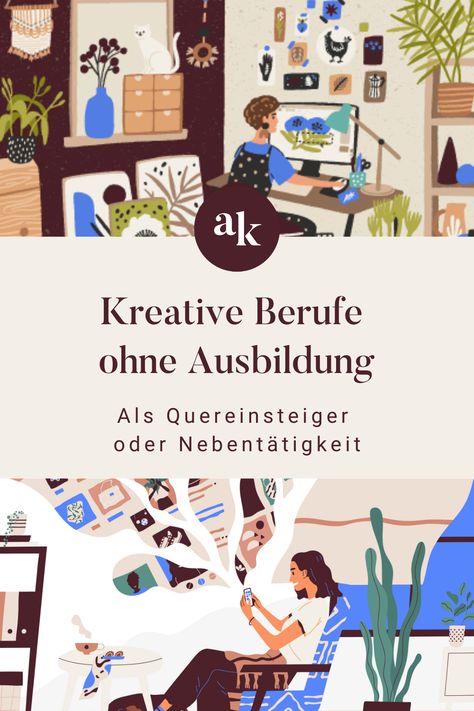 Kreative Berufe eignen sich hervorragend für einen Nebenjob, eine Nebentätigkeit oder als Quereinsteiger-Job, denn für viele dieser Berufe benötigt man nicht unbedingt eine klassische Ausbildung. Wir zeigen, wie andere Kreative diesen Weg gemeistert haben #nebenjob #nebenjobvonzuhause #quereinsteiger #kreativeberufe Job Inspiration, Office Job, Marketing Jobs, Money Mindset, Work Life Balance, Online Jobs, New Chapter, Pinterest Marketing, How To Raise Money