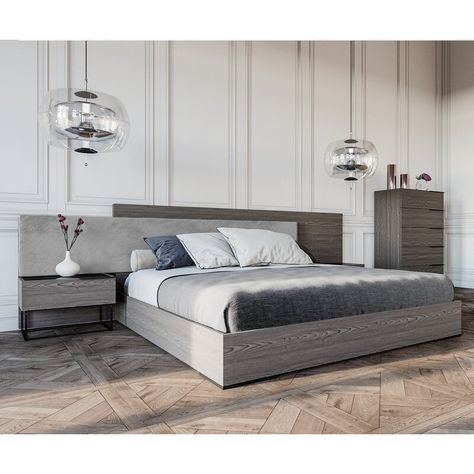 Modern Bed Set, Platform Bedroom Sets, Platform Bedroom, Modern Farmhouse Bedroom, Bed Design Modern, Bed Furniture Design, Bedroom Bed Design, Modern Bedroom Furniture, Bedroom Furniture Design