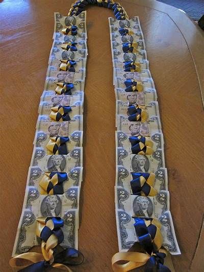 Image result for Graduation Money Lei Instructions Bow Tie | Flores de dinero, Medallas ... Graduation Leis Diy, Graduation Money Lei, Graduation Money Gifts, Candy Lei, Diy Graduation Gifts, Graduation Crafts, Graduation Money, Graduation Leis, Creative Money Gifts