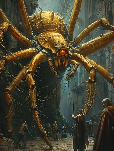 Solaris (Solaris) Giant Spider Fantasy Art, Fantasy Spider Art, Spider Monster Art, Dnd Spider, Fantasy Spider, Monster Spider, Spider Monster, Fantasy Cottage, Creature Artwork