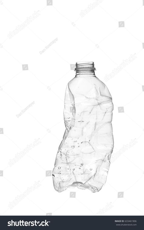 Crushed plastic clear water bottle isolated on white background #Ad , #Affiliate, #clear#water#Crushed#plastic Plastic Bottle Drawing, Squeeze Water Bottle, Disposable Water Bottles, Clear Water Bottle, Bottle Drawing, Drawings Simple, School Art, Plastic Bottle, Pen Drawing