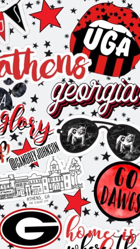 GEORGIA ❤️♥️ Go Dawgs 🏈!!!!!! Georgia Wallpaper, College Tailgate Outfit, Uga Football, College Tailgating, Ga Bulldogs, Georgia Dawgs, Go Dawgs, Georgia Bulldog, Georgia Girls