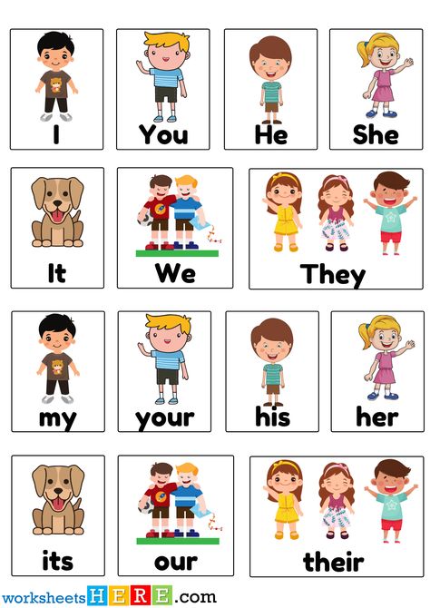 Possessive Adjectives For Kids, Posessive Pronouns, Personal And Possessive Pronouns, Possessive Adjectives Worksheets, Object Pronouns Worksheets, Possessive Pronouns Activities, Personal Pronouns Activities, Possessive Pronouns Worksheet, Phrasal Verbs With Up