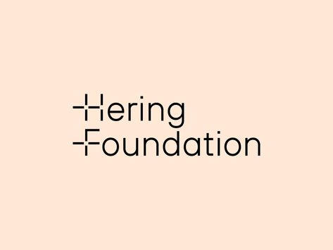 Hering Foundation Identity Design / Logotype Wordmark WIP Foundation Brand Identity, Long Word Logo, Simple Brand Identity, Logotype Design Typography, Foundation Logo Design, Foundation Branding, Community Logo Design, Wordmark Design, Logo System