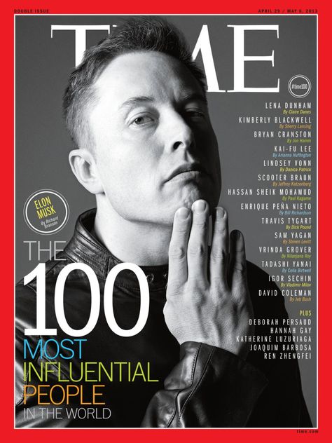 April 29, 2013: The 100 Most Influential People in the World: Elon Musk