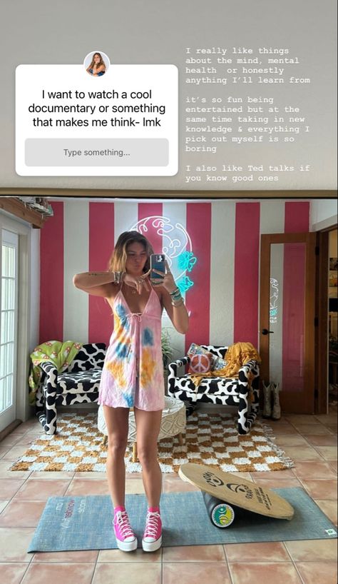 Lexi Hidalgo Dress, Colorful Outfit Inspo Summer, Lexi Hidalgo Outfits, Lexi Hildago, Jenna Core, Camp Fits, Lexi Hidalgo, Chick Outfit, Dress With Converse