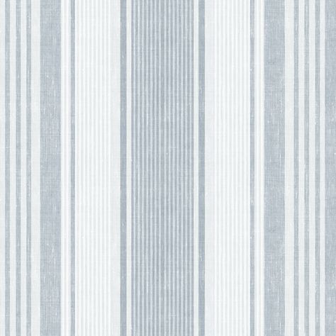 Blue And White Striped Wallpaper, White Striped Wallpaper, Nautical Wallpaper, Rug Buying Guide, Stripe Wallpaper, How To Hang Wallpaper, Ticking Fabric, Headboard Styles, Kids Fabric