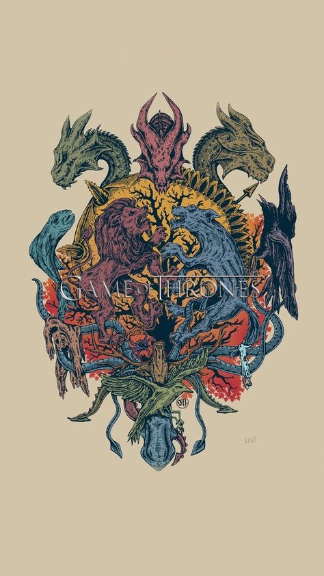 Game Of Thrones Art Illustration, Game Of Thrones Sigils, Game Of Thrones Illustrations, Game Of Thrones Fan Art, Dessin Game Of Thrones, Game Of Thrones Tattoo, Game Of Thrones Facts, Game Of Thrones Poster, Game Of Thrones Artwork