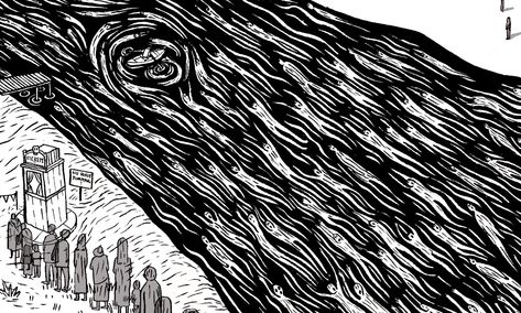 Graphic story: The River of Lost Souls by Isabel Greenberg | Books | The Guardian Stomach Tatoo, Rock Science, Dantes Inferno, Lost Souls, Suit Of Armor, Soul Art, Lost Soul, Short Story, Black Magic