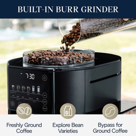 Hot Coffee Drinks, Drip Coffee Makers, Coffee Varieties, Uses For Coffee Grounds, Real Coffee, Automatic Coffee Machine, Coffee Sizes, Coffee Fashion, Cold Coffee