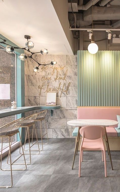 Luxurious Castle, Pastel Cafe, Apartemen Studio, Bar Restaurant Design, Architecture Restaurant, Coffee Shop Interior Design, Furniture Design Inspiration, Design Café, Coffee Shops Interior